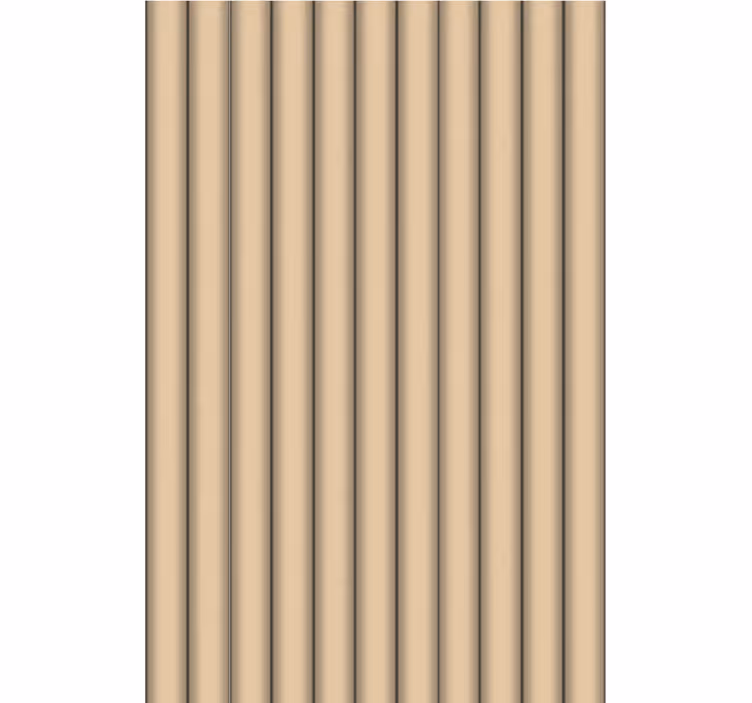 Rollo Fenster mit Muster beige vertikale lamellen - TenStickers