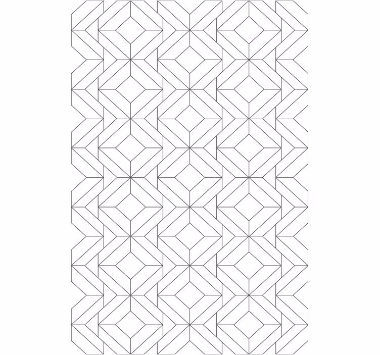 Rollo Fenster Modern geometrische figurenblöcke - TenStickers