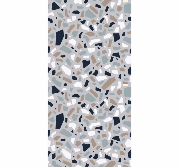 Rollo Fenster mit Muster abstraktes terrazzomuster - TenStickers