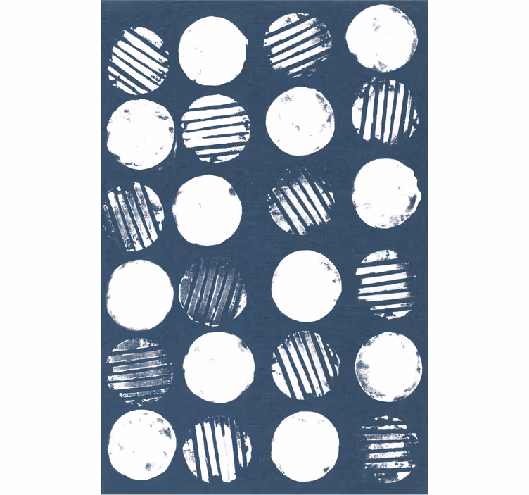 Rollo fenster mit muster in abstrakten kreisen - TenStickers
