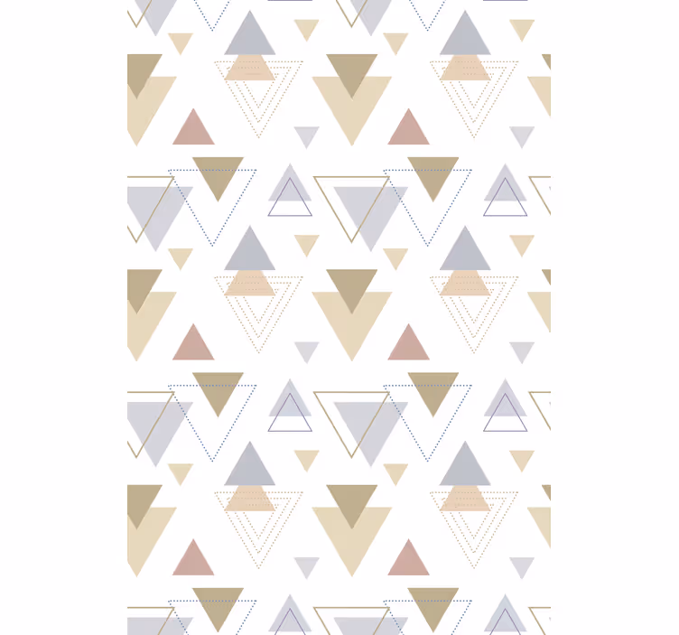 Rollo Fenster Modern geometrisches dreieckthema - TenStickers