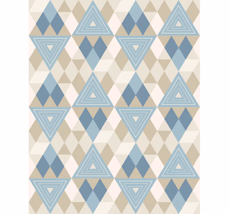 Rollo Fenster Modern geometrisches dreieckmuster - TenStickers