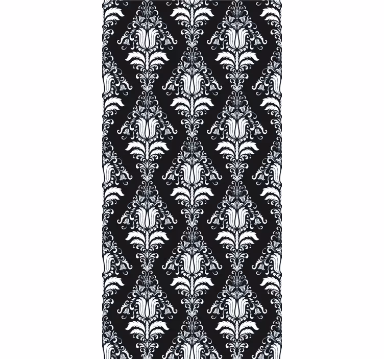 Rollo Fenster Elegant zeitloses botanisches motiv - TenStickers