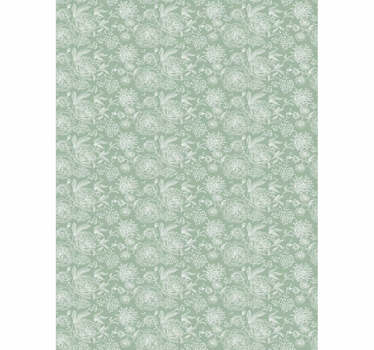 Rollo fenster blumen und pflanzen zarte pflanzenelemente - TenStickers