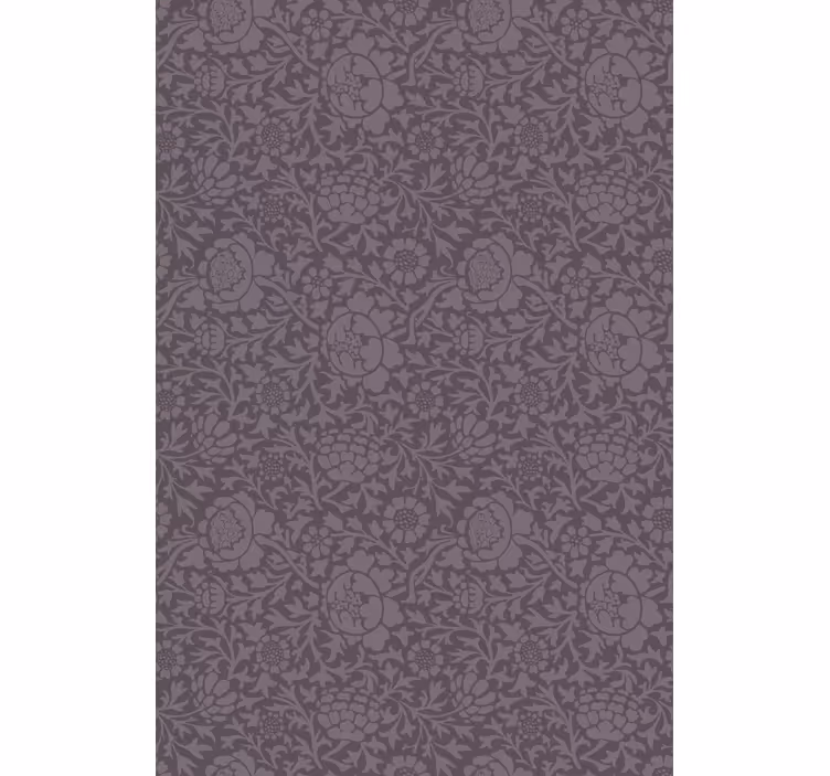 Rollo Fenster Blumen elegantes graues muster - TenStickers