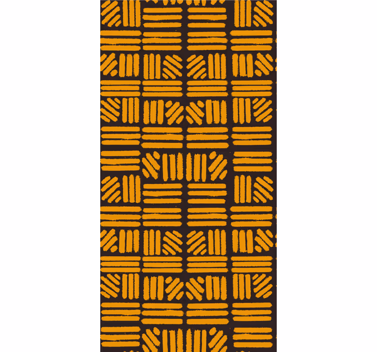 Rollo fenster mit muster geometrisches gelbes design - TenStickers