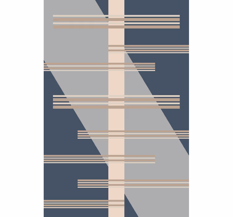 Rollo Fenster Modern geometrisches linienthema - TenStickers