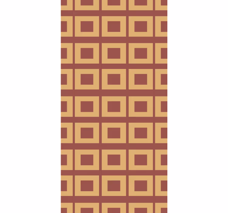 Rollo fenster mit muster geometrisches quadratmuster - TenStickers