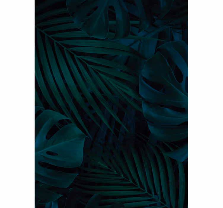 Rollo Fenster Baum tropische blattmuster - TenStickers