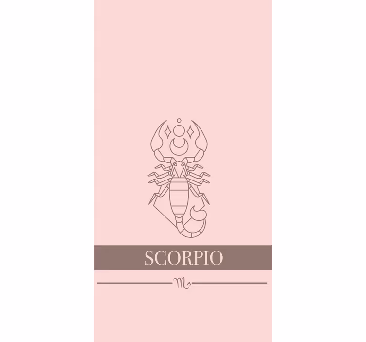 Rollo Fenster Spruch skorpion sternzeichen - TenStickers