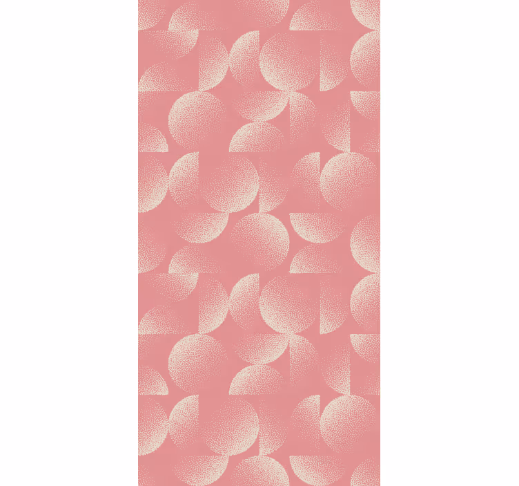 Rollo Fenster mit Muster rundes musterdesign - TenStickers