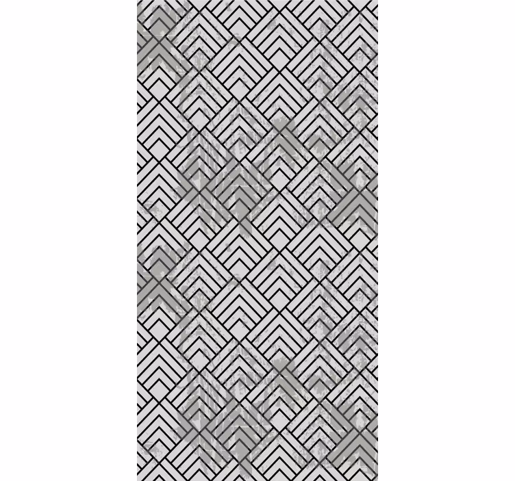 Rollo Fenster Modern geometrischer anordnungsstil - TenStickers