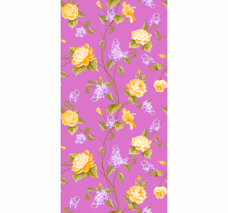 Rollo fenster blumen und pflanzen floralblüten scheiben - TenStickers