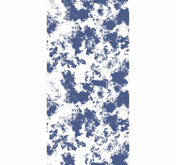 Rollo fenster mit muster in abstraktem blau - TenStickers