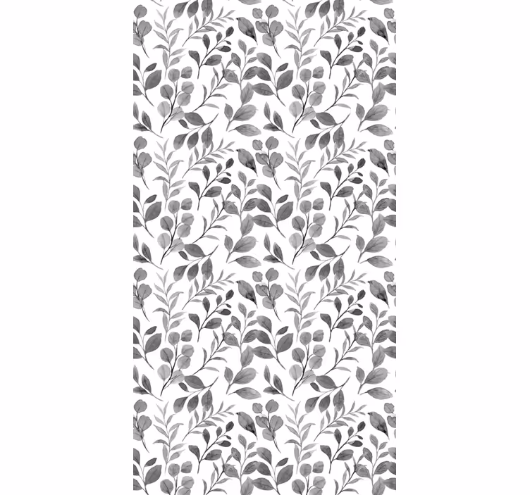 Rollo Fenster Blumen und Pflanzen botanisches blattmuster - TenStickers