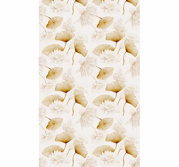 Rollo Fenster Blumen und Pflanzen ruhige seerosen - TenStickers