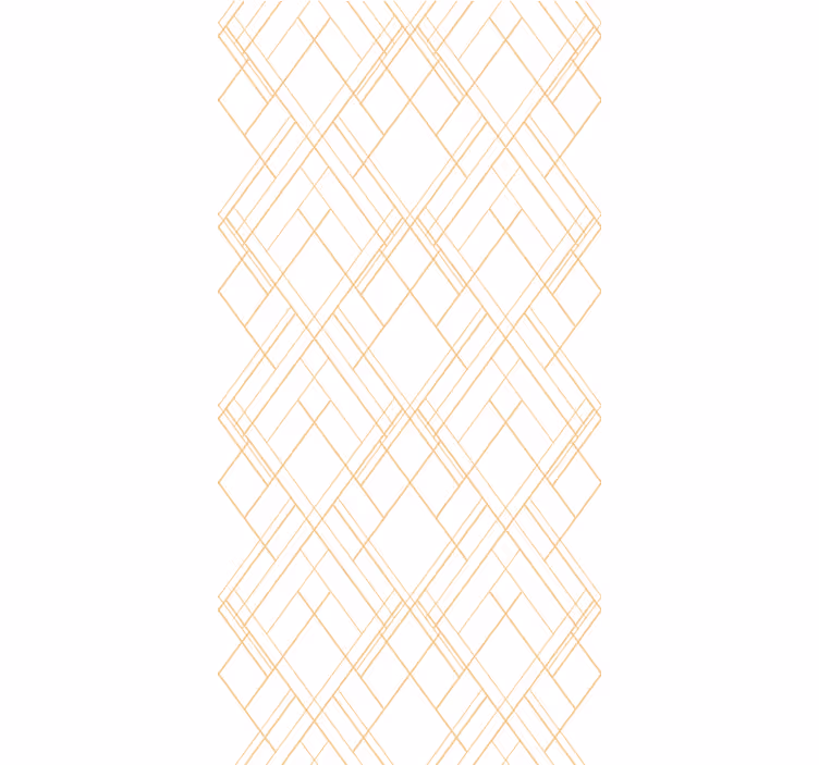 Rollos goldene unregelmäßige linien auf weißem hintergrund - TenStickers