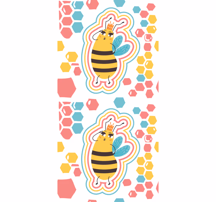 Rollo Fenster Tiere süßer bienencharakter - TenStickers