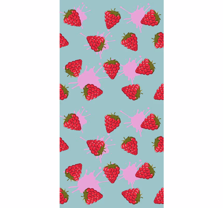 Rollo Fenster Obst erdbeerspritzer - TenStickers