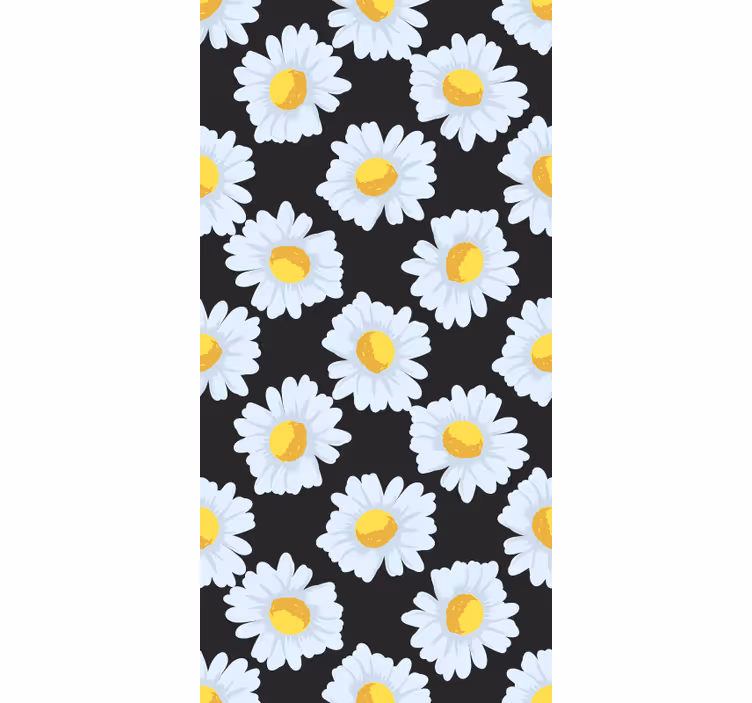 Rollo Fenster Blumen und Pflanzen gänseblümchen-blumenthema - TenStickers