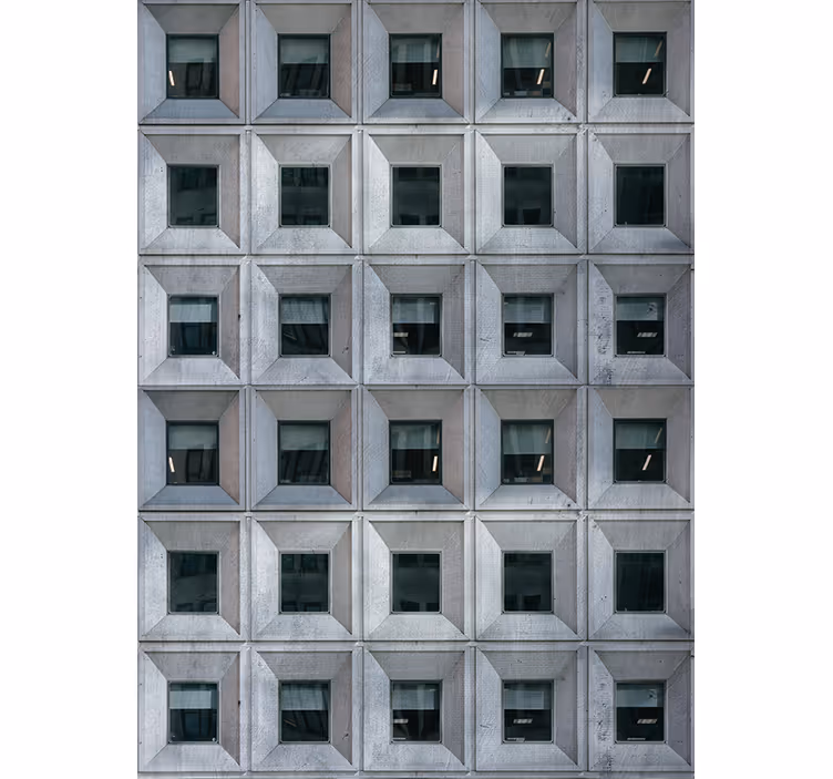 rollo in grau Brutalistische architektur - TenStickers