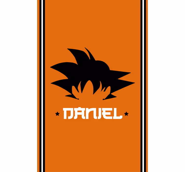 Rollo mit Superhelden goku personalisierbar - TenStickers