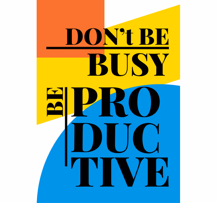 Rollo originell Produktiver motivationstext sein - TenStickers