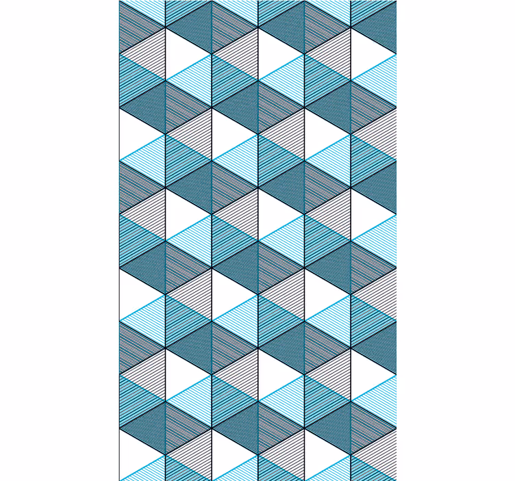 Textur und Muster Rollos Geowürfel-illusion - TenStickers