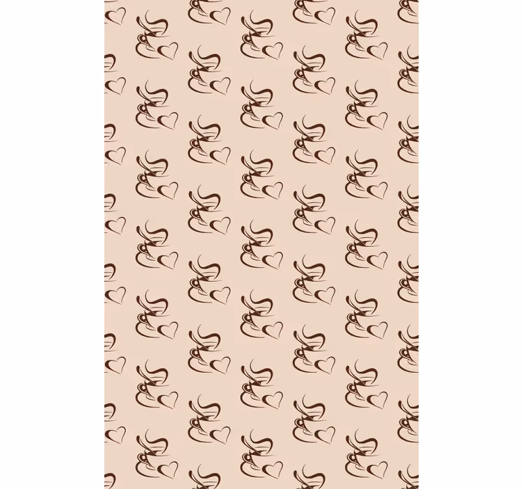 Küche Rollos kaffeeliebhaber Illustration - TenStickers