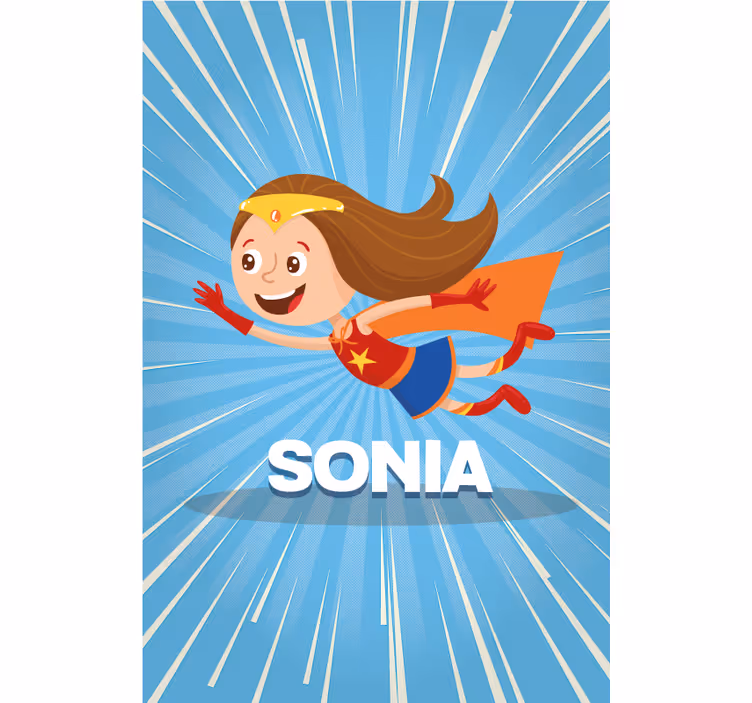 Namensrollo super-mädchen - TenStickers