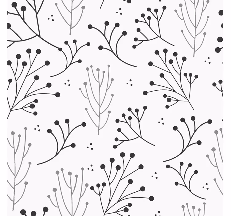 Moderne Rollos minimalistisch floral - TenStickers