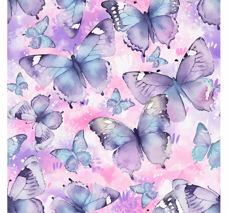 Rollos Schmetterlinge splash-stil - TenStickers