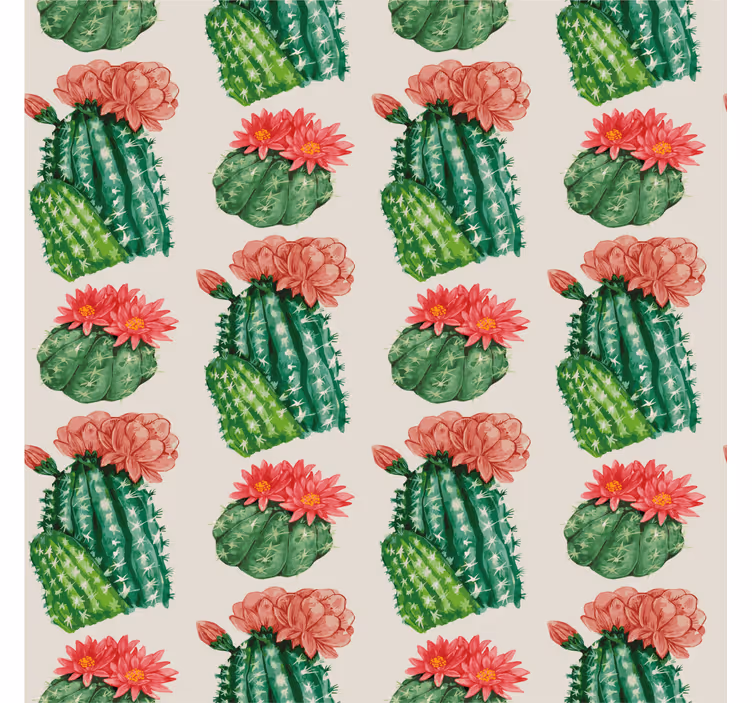 Rollo Kaktus wüste blumen - TenStickers