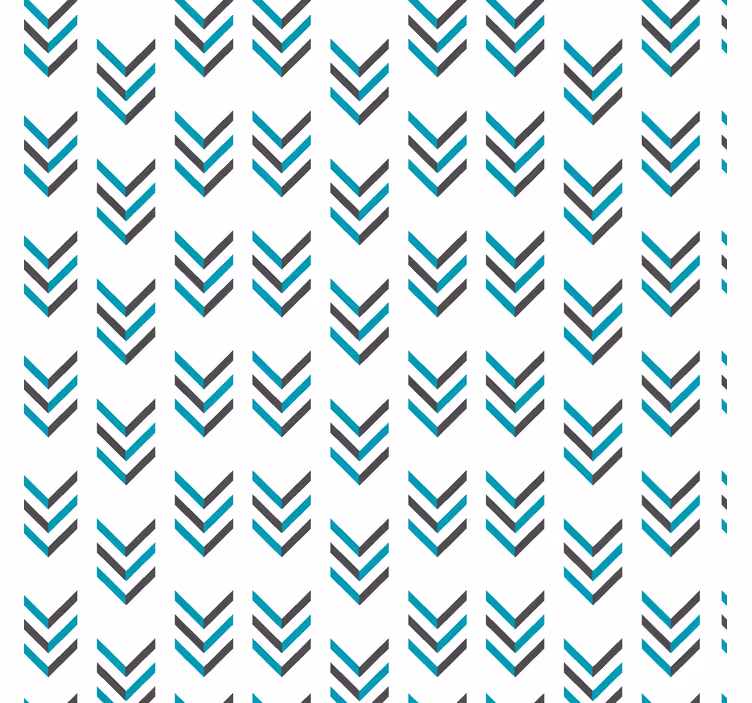 Rollos Skandinavisch blaue pfeile - TenStickers