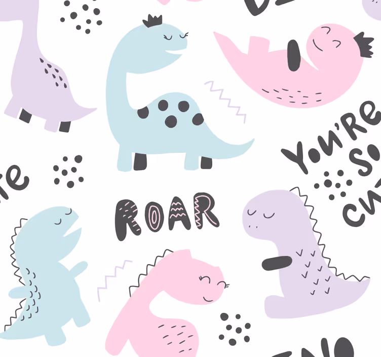 Rollo Fenster Dinosaurier prinzessin dino - TenStickers