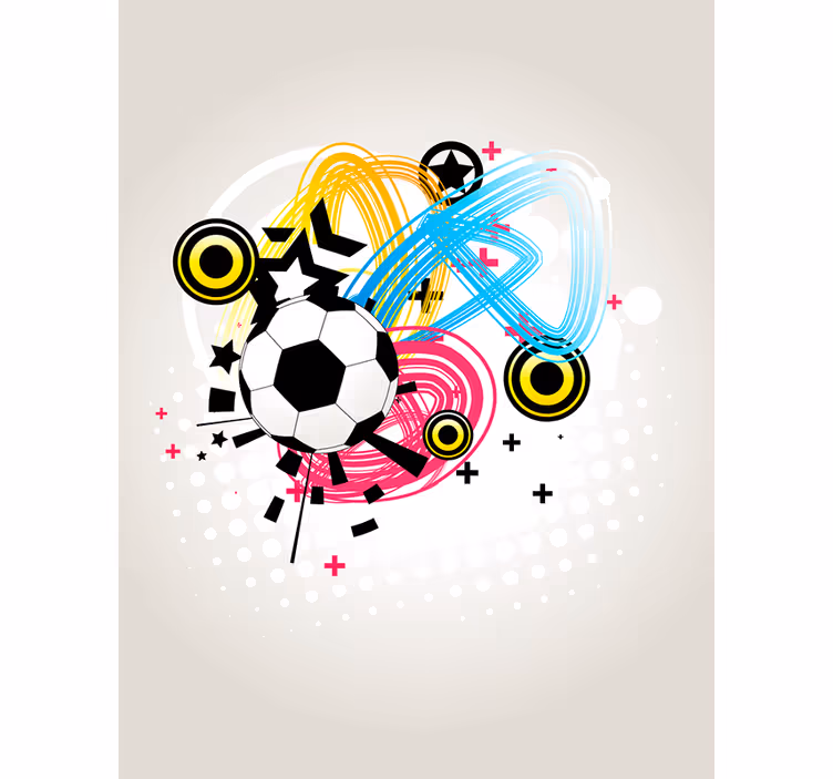 Rollo Fenster Fußball leidenschaft in bewegung - TenStickers