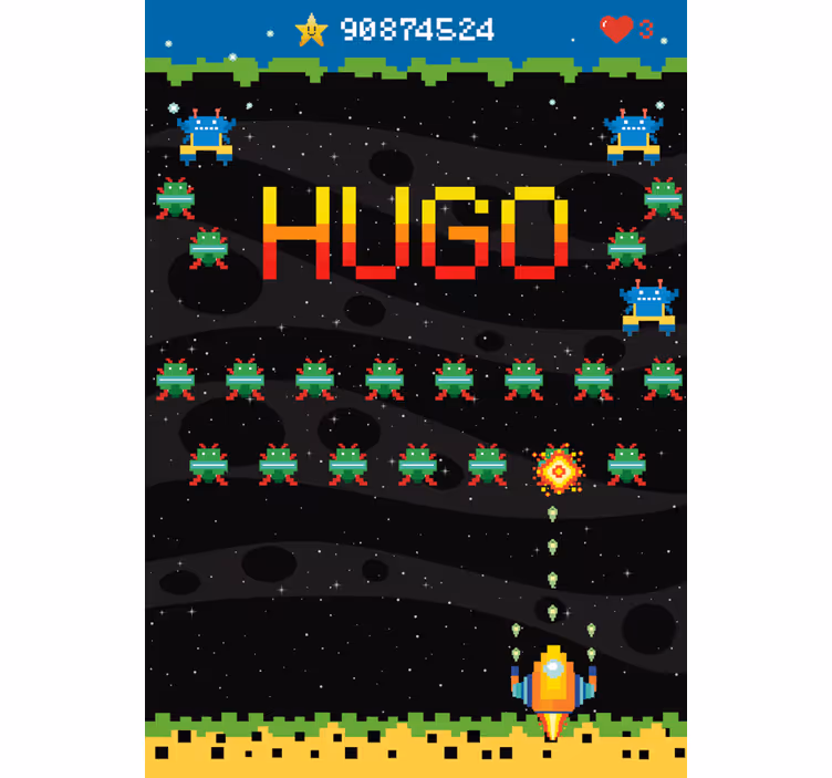 Rollo Fenster Geek 8-bit-arcade-bildschirm - TenStickers