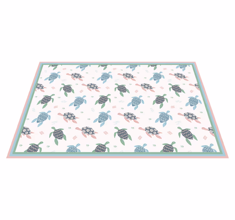 Tischset kinder mit schildkrötenmotiv - TenStickers