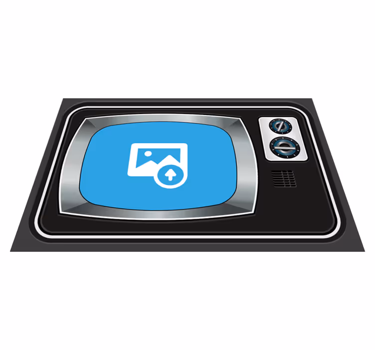 Tischsets originell Tv anpassbares foto - TenStickers