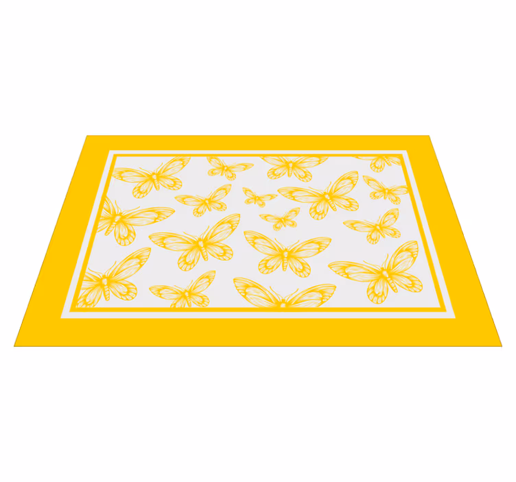 Tischset modern mit schmetterlingsmuster schicht - TenStickers