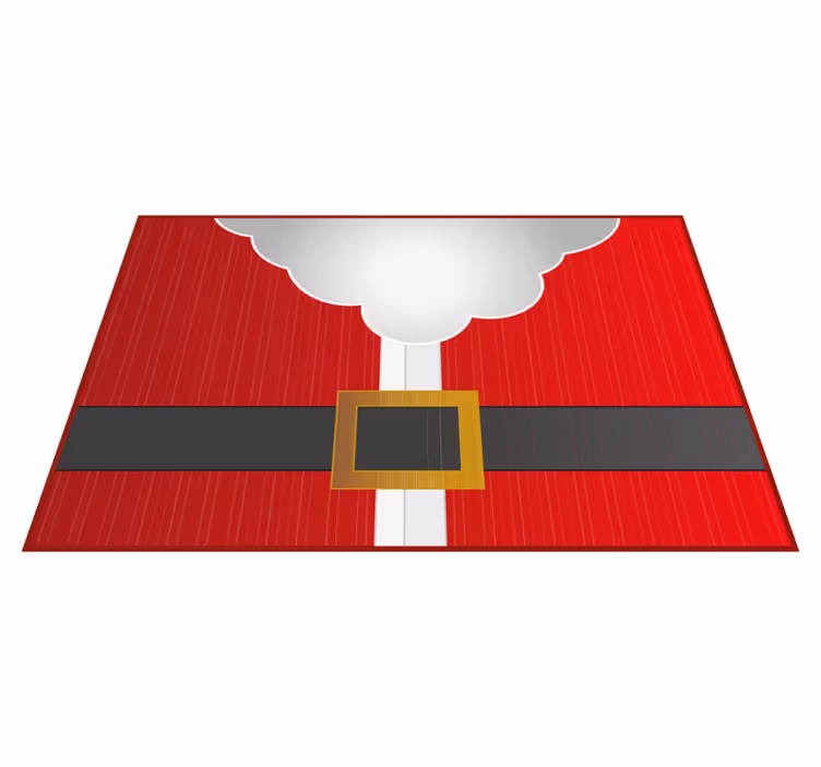 Tischset weihnachten im weihnachtsmannanzug - TenStickers