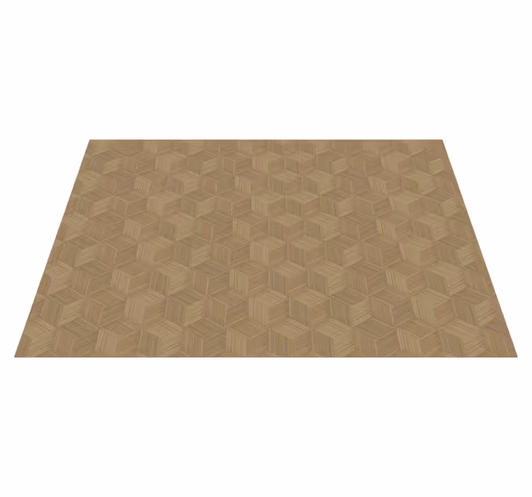Tischset textur hexagonales holzdesign - TenStickers
