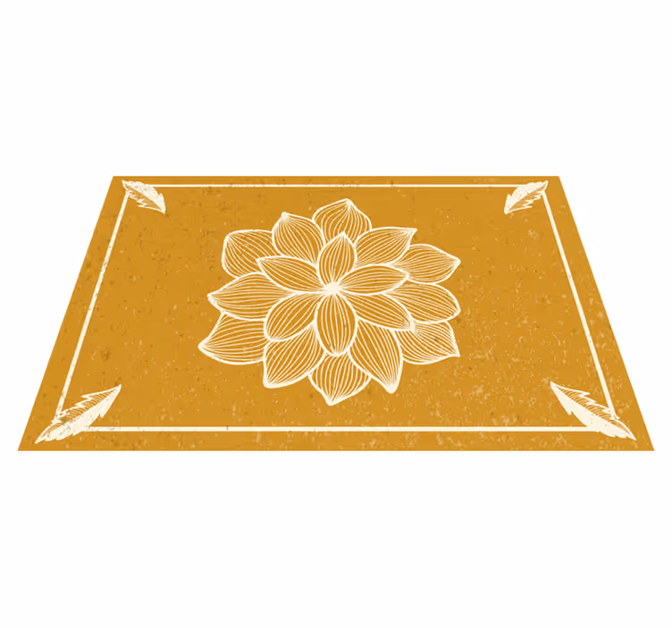 Tischsets originell mit anmutigem botanischen motiv - TenStickers