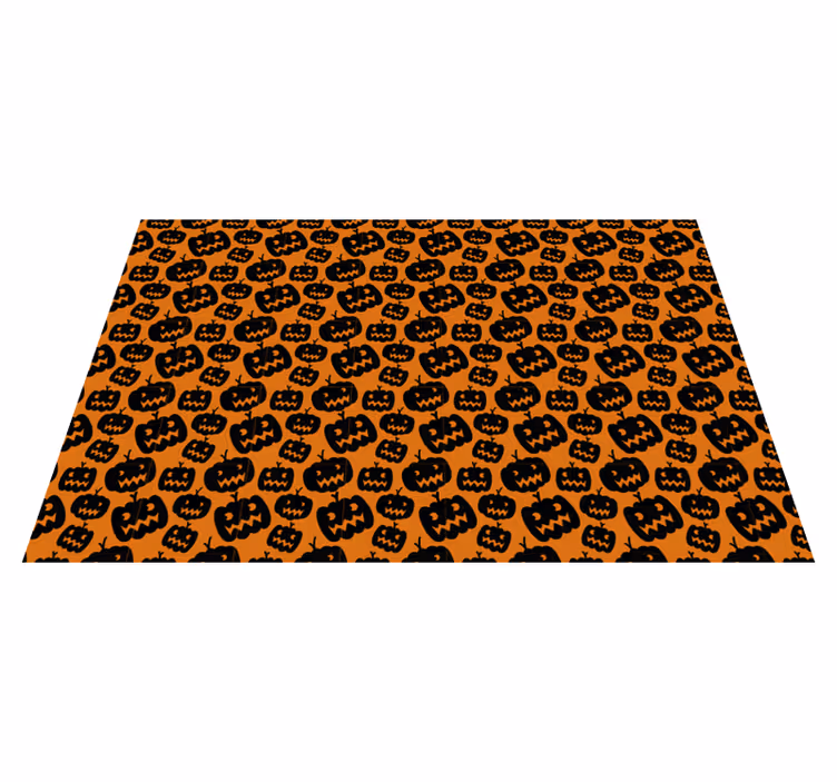 Tischset halloween mit gruseligem kürbismuster - TenStickers