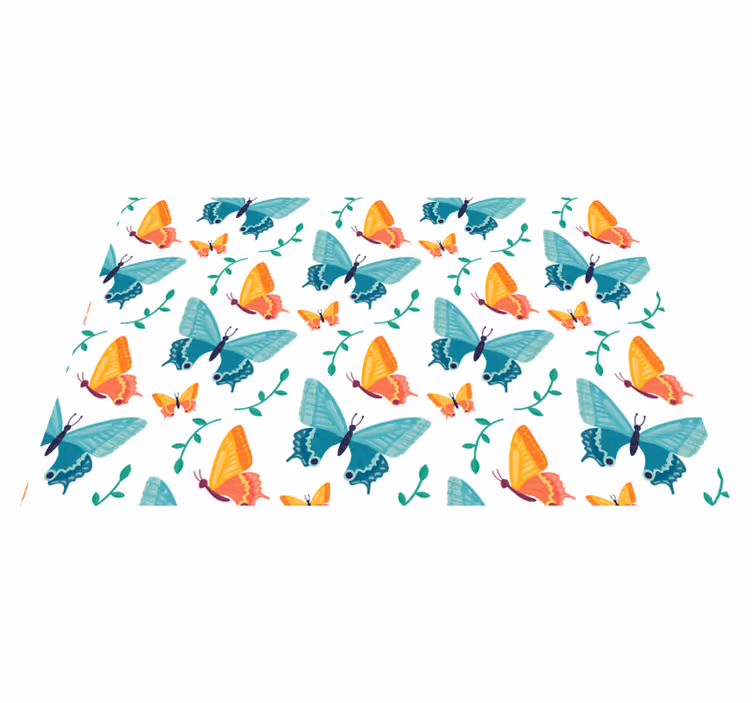 Tischsets originell buntes schmetterlingsmuster - TenStickers