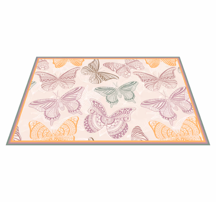 Tischsets originell mit elegantem schmetterlingsmuster - TenStickers