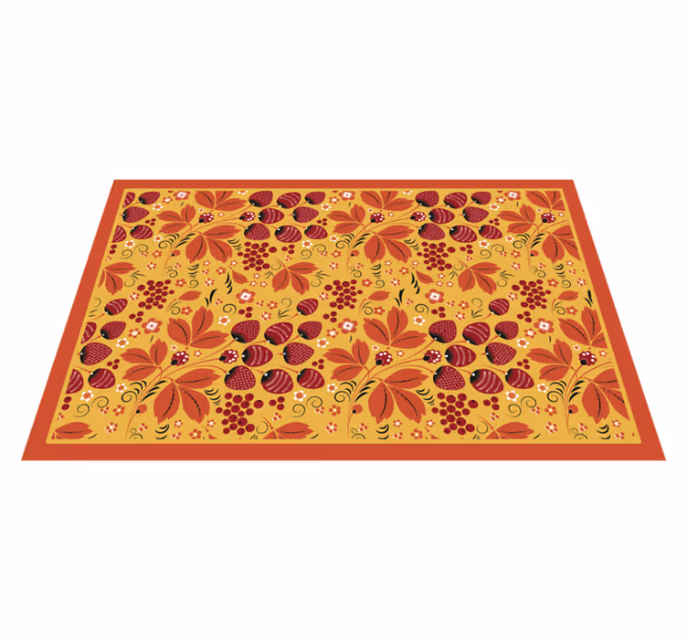 Tischset zuhause Strawberriy russisches volksmuster - TenStickers