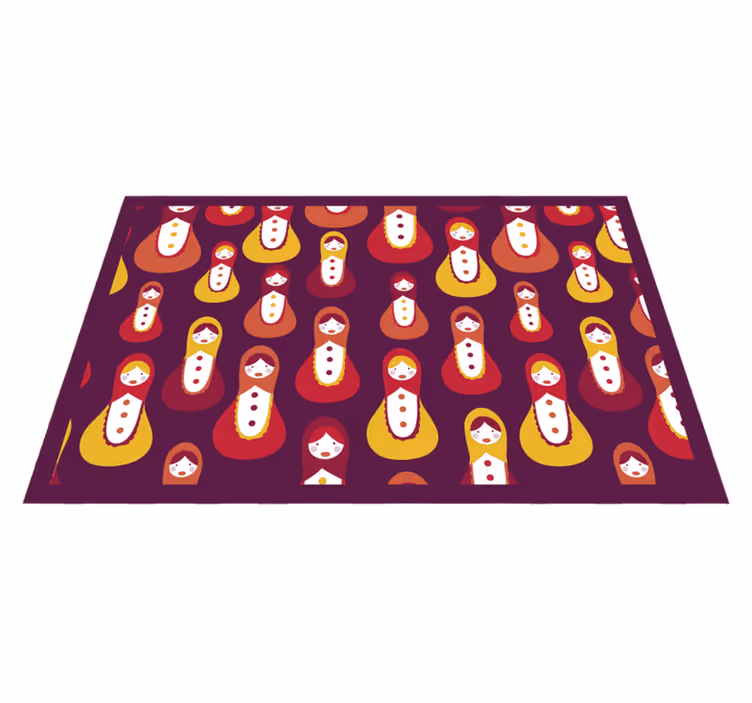 Tischset zuhause Matrioska-muster - TenStickers
