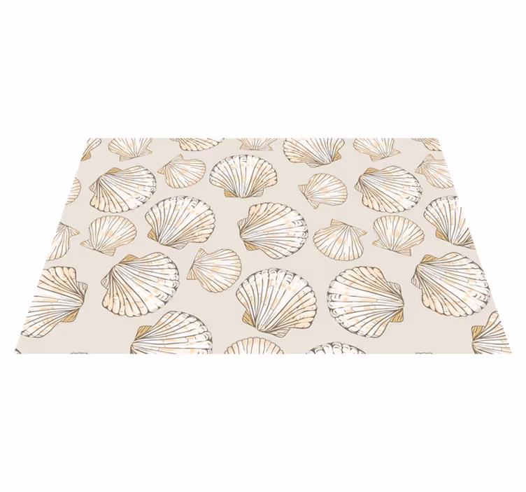 Tischset textur muschel-muster - TenStickers