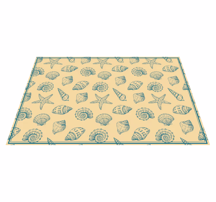 Tischsets originell mit muschelmuster - TenStickers